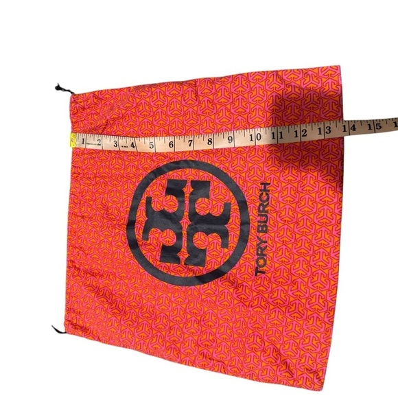 Tory Burch Pink and Orange Cosmetic Bag 14x14 - Picture 6 of 6